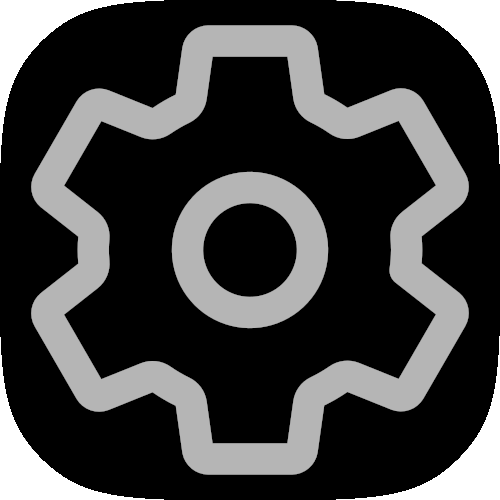 bouton paramètres